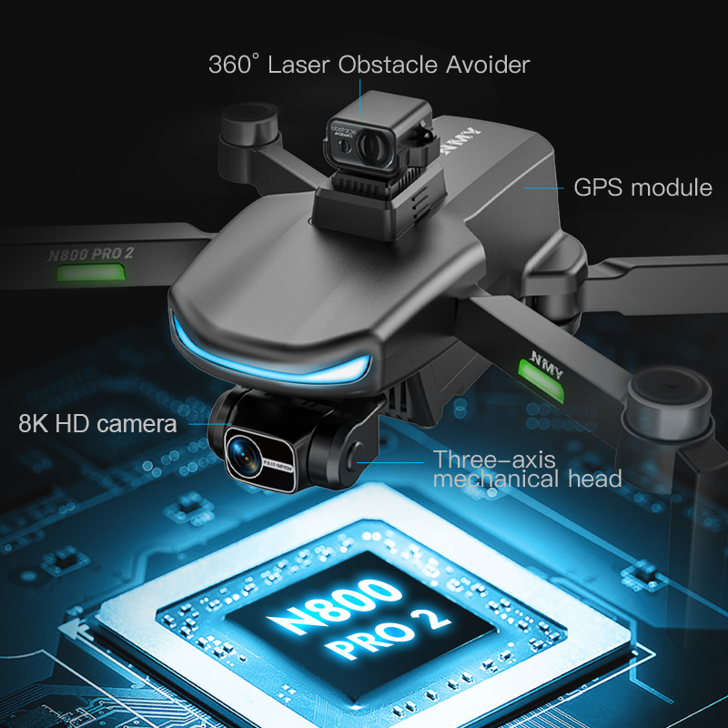 Drone GPS N800 PRO 2 Profissio - Drone Multispectral avaliação e preço